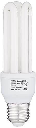 Osram Duluxstar Minicandle Energiesparlampe – 5 W (entspricht 25 W), E27, Warmweiß, Kerzenförmig