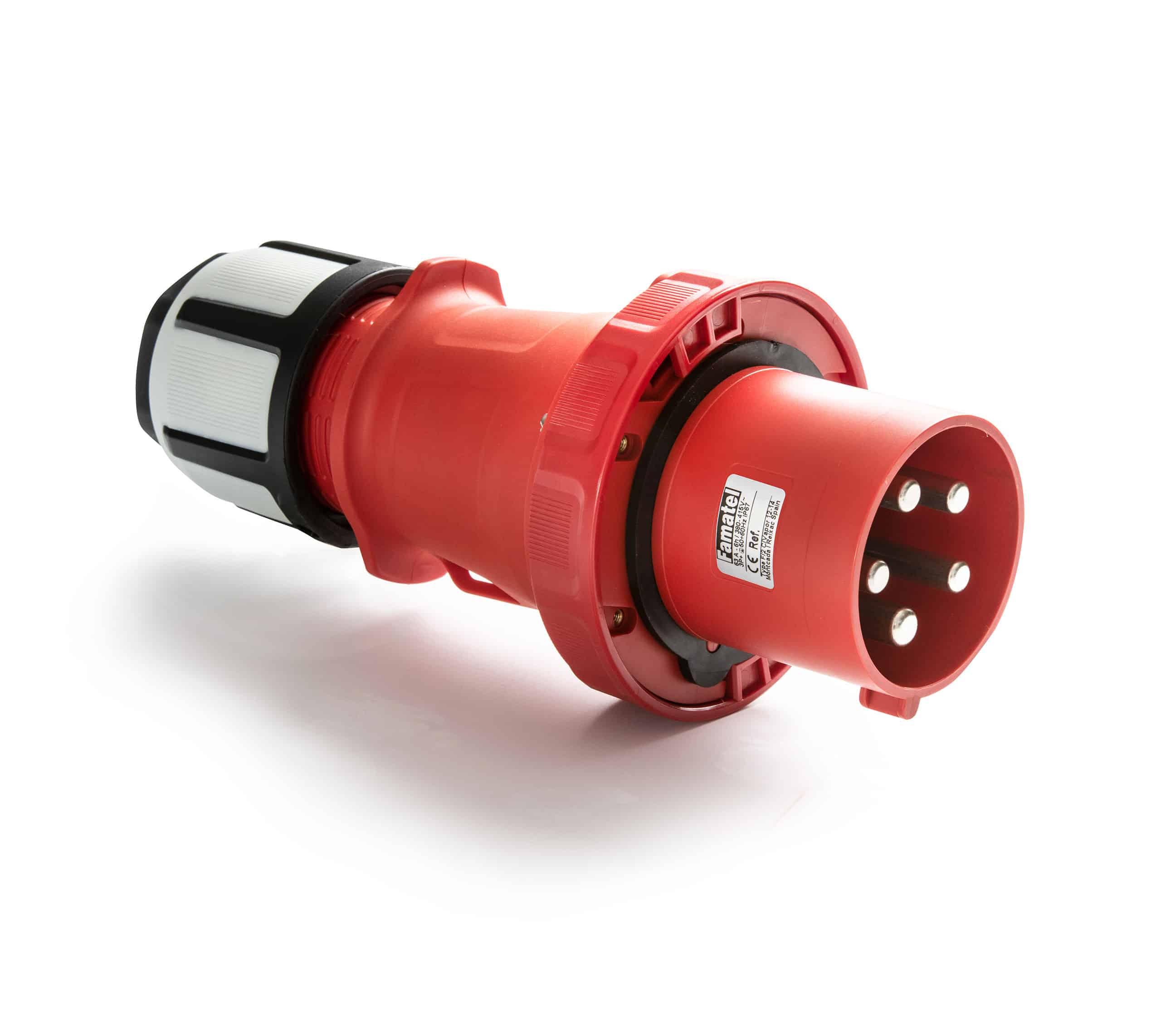 Famatel Mobile Industrial Plug 400V 3P+E+N IP67 Screw Terminal (Amp