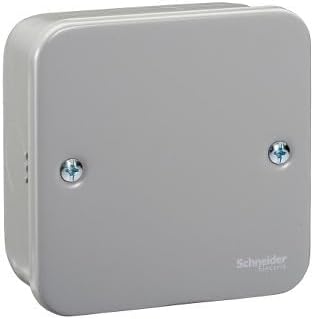 Schneider Electric Metal Clad, 1 Gang, Blank Plate, Metal, ESM31X2