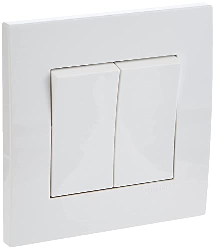 Schneider Electric KB32R_1 Vivace White - 1-way plate switch 2 gang - 16AX - white