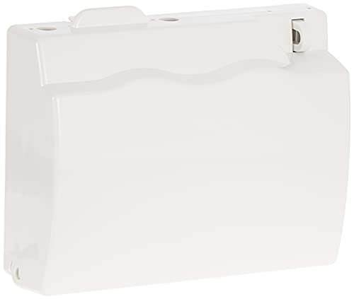 Schneider Electric Full Time Protection Weatherproof Twin Gang Socket Cover (White) Ip55 - GBG01