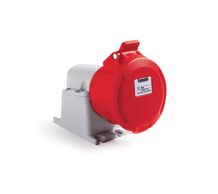 Famatel ECO Wall Socket 400V 3P+E IP44 Screw Terminal (Amp - 16A / 32A )