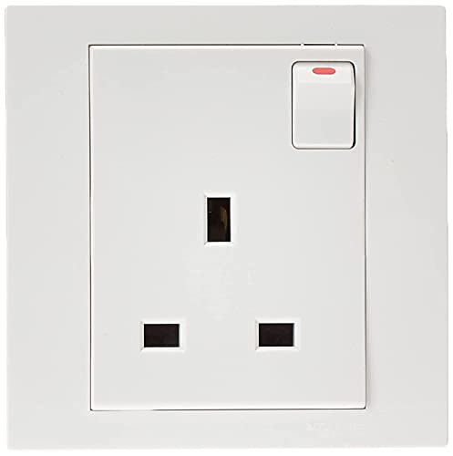 Schneider Electric Vivace White - Single switched socket - 13 A - 230 V - 1 gang -white - KB1515_AS