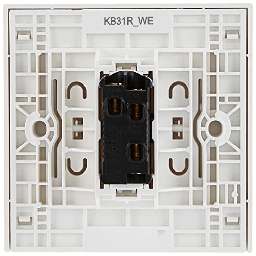 Schneider Electric KB31R Vivace White - 2-way plate switch 1 gang - 16