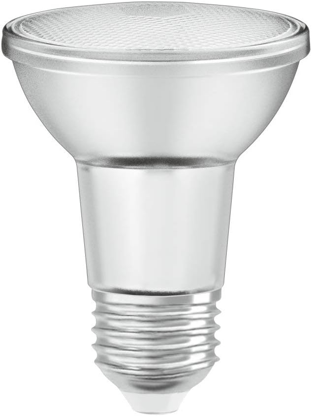 OSRAM Dimmable PAR20 LED Reflector Lamp with E27 Socket, Warm White (2700 K), Glass Spot, 5 W, Replacement for 50 W Reflector Lamp, LED Superstar PAR20, Pack of 1, Warm White