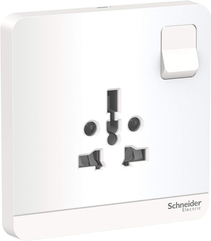 Schneider Avataron E8315TS_WE Switched Socket 2P 3P 16A 250V - White