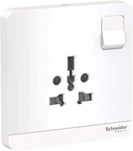 Schneider Electric AvatarOn Switched Socket 2P 3P 16A 250V - Dark Grey/ White/ Wine Gold E8315Ts (Single Piece / Pack of 3 / Pack of 5)