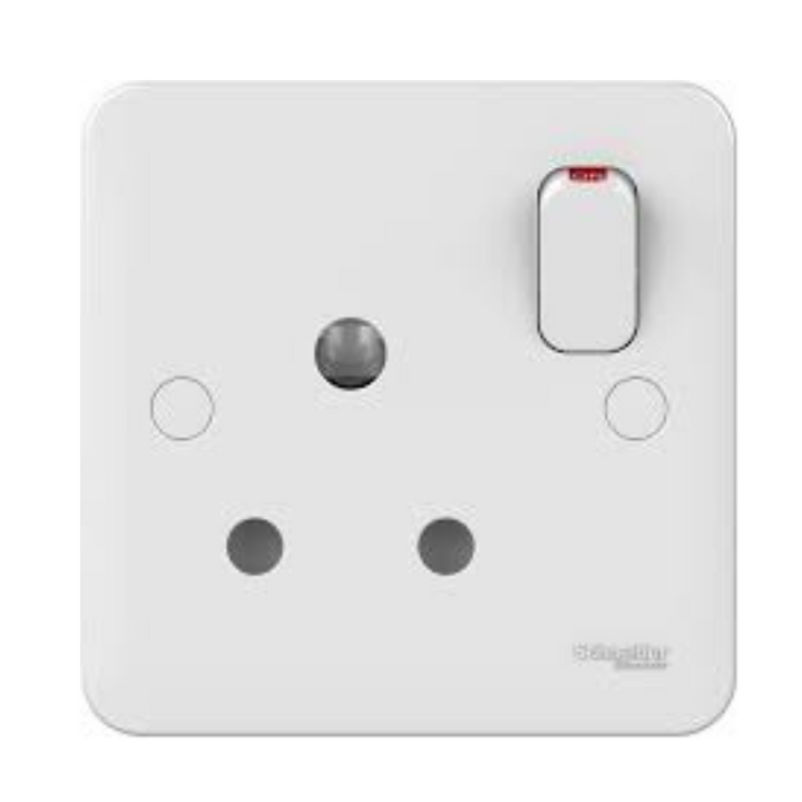 Schneider Electric Ultimate Screwless flat plate - switched socket - 1 gang - antique brass - GU3410DBABG