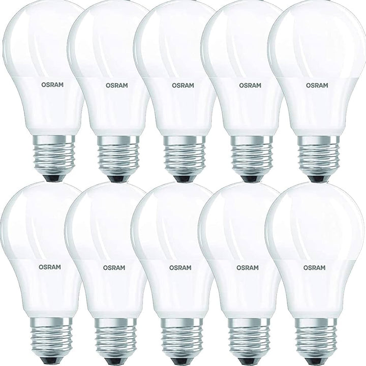 Osram E27 Dimmable LED Bulb 10W Warm White 2700K - pack of 10