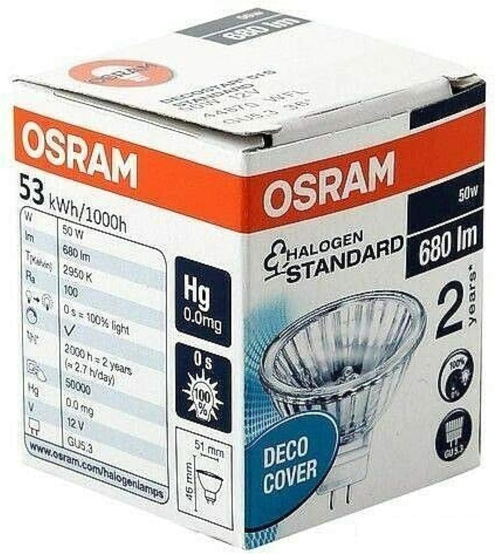 Osram (Case of 20) 41870 - 41870WFL 12V 50W MR16 Halogen Light Bulbs
