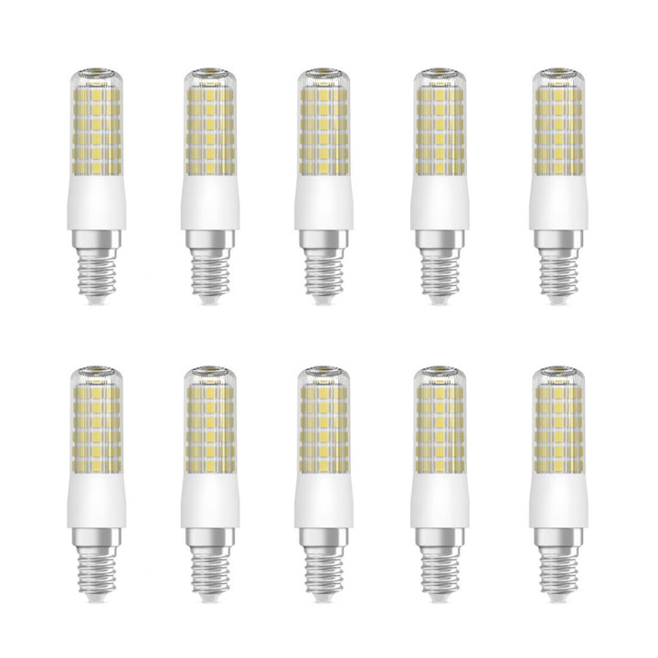Ledvance LED T Slim 6.5W 2700K Warm White E14 Clear Bulb Dimmable 60W Equivalent 320° Beam- Pack of 10