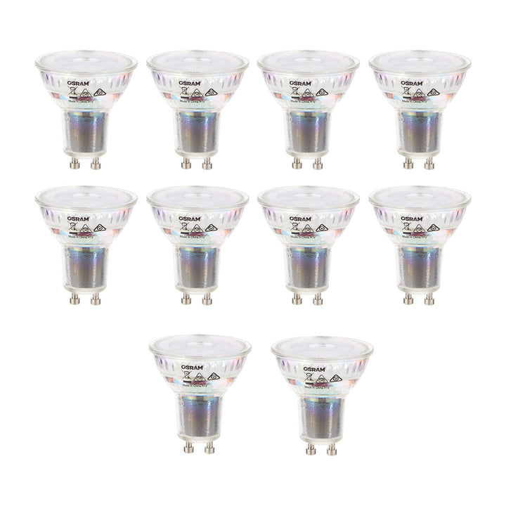 Osram LED PAR16 4.5W 12V Warm White GU10 Spotlight Bulb- Pack of 10