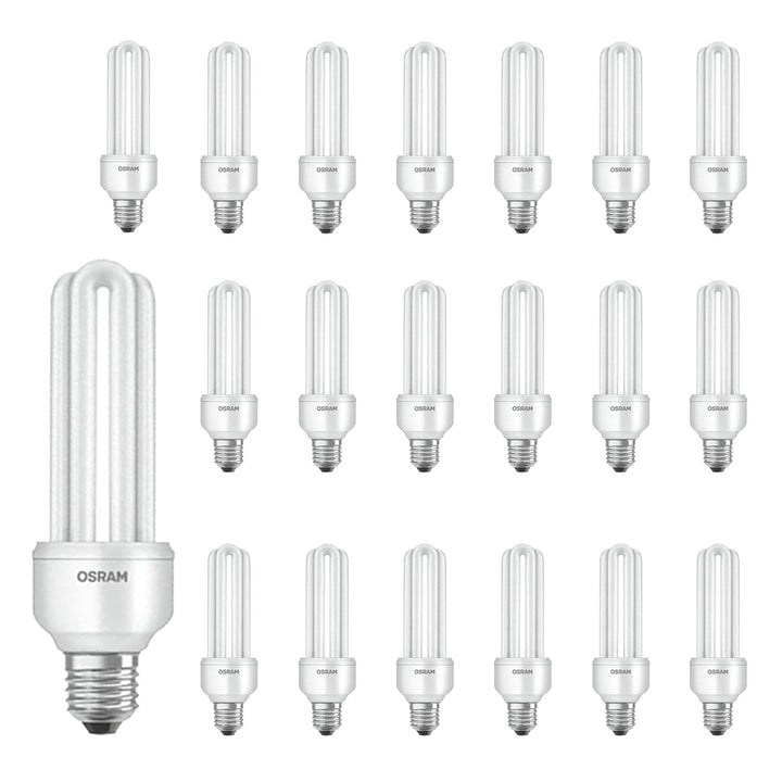 Osram Duluxstar Energy Saving Compact Fluorescent Lamp E27 Stick Shape Bulb 23W Warm White/  Day Light