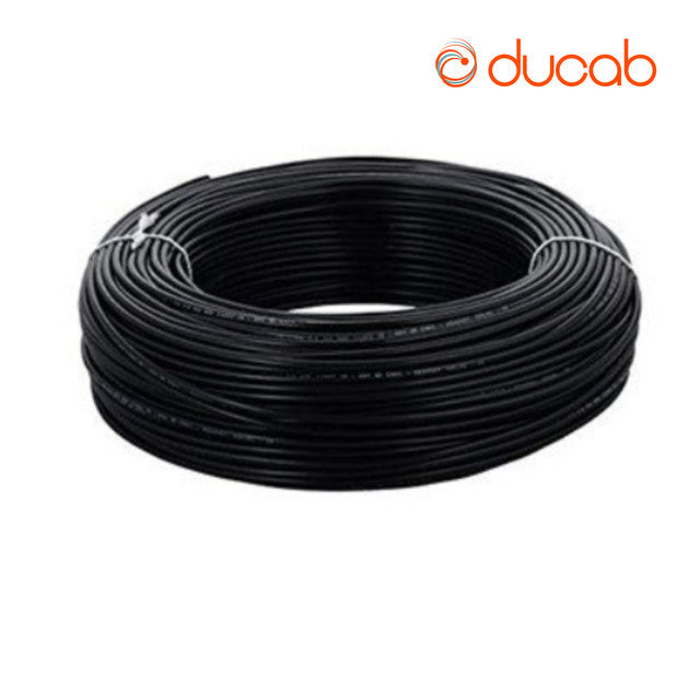 Ducab Cables Single Core Copper Wire PVC Wire 0.6/1KV 105 Degree - Bla