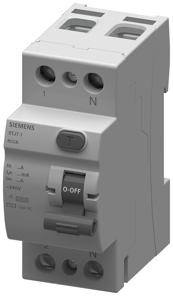 5TJ73140 - Siemens 5TJ Residual Current Circuit Breaker (RCCB), 2-Pole