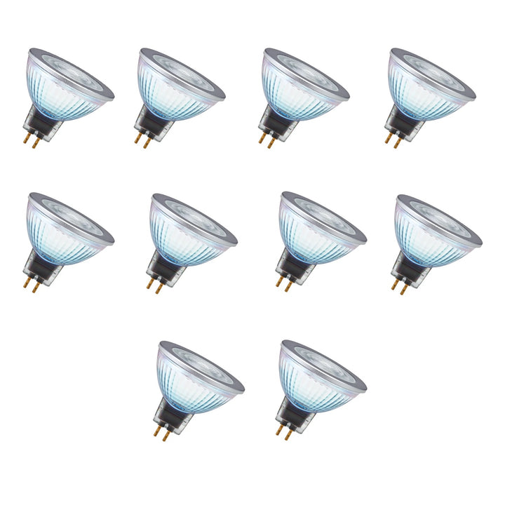 Ledvance LED PFM MR16 7.5W 2700K Warm White Dimmable Spotlight GU5.3 36° Halogen Replacement- Pack of 10