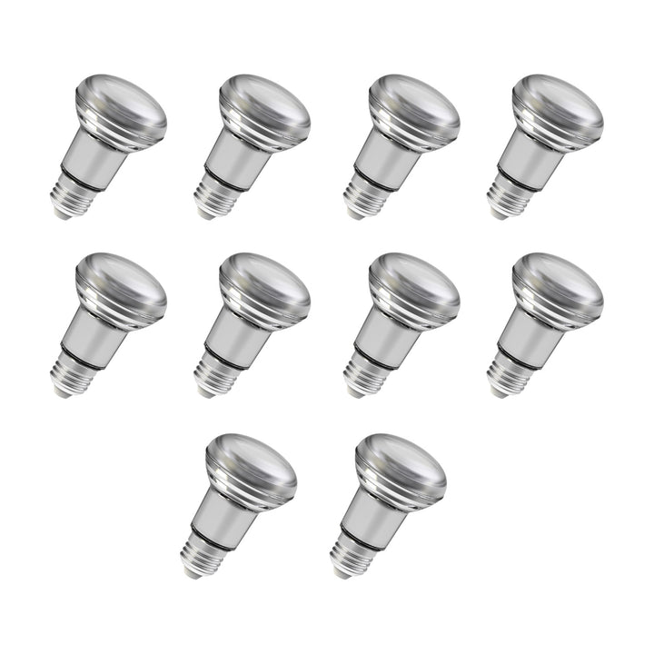 Ledvance LED Reflector Star R63 4.8W 2700K Warm White E27 36° Beam 60W Halogen Replacement Long Life- Pack of 10