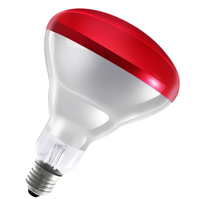 Ledvance 250W Infrared Heater Lamp, Red Bulb, E27 Base – High Efficiency Heating Light