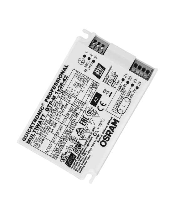 Osram Quicktronic QTP-M 1x26-42W Multiwatt Ballast 49W 220-240V