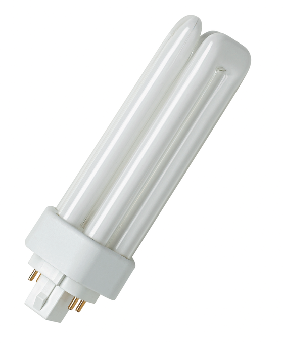 Osram Dulux T/E Plus 13W/840 Compact Fluorescent Lamp GX24Q-1 Base – Cool White Light 4000K – Compact Energy Saving Bulb - Pack of 5