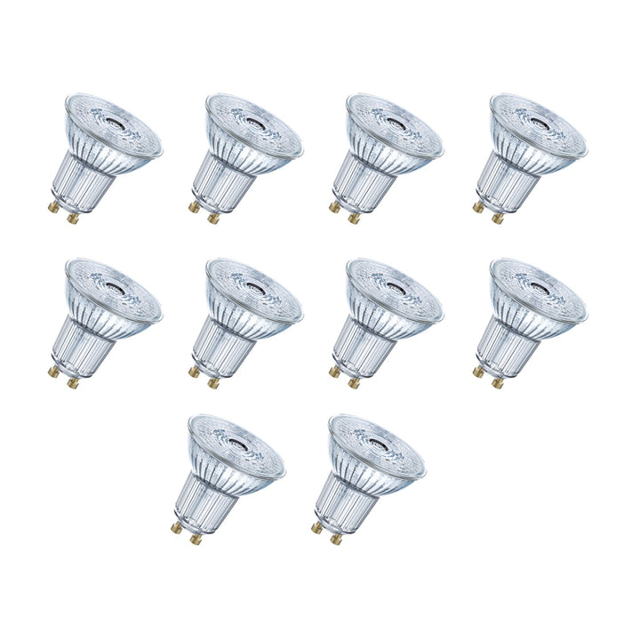 Osram Parathom Pro PAR16 6W Dimmable LED Reflector Lamp GU10 Base 2700K Warm White 36° Beam Retrofit Halogen Replacement- Pack of 10
