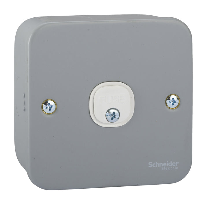 Schneider Electric Metalclad Unswitched Fused Outlet, 13A - ESM31FSG