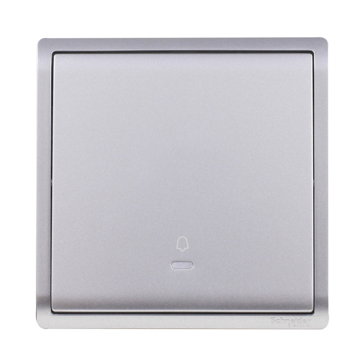 Schneider Electric 1Gang Blank Plate,Aluminium Silver - E8230X_AS_G1