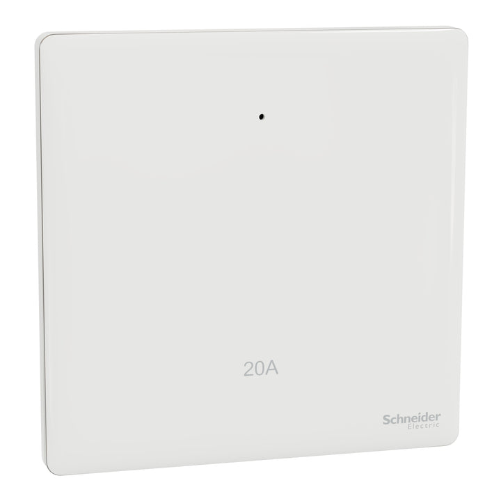Schneider Electric Unica X 20A 250V 1 Gang 2-Pole Switch with LED - Painted White NUX31D20N_PW