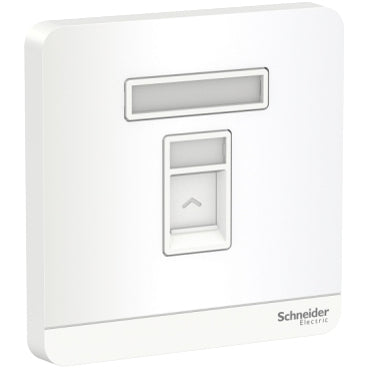 Schneider Electric AvatarOn, telephone socket, White E8331RJS4_WE