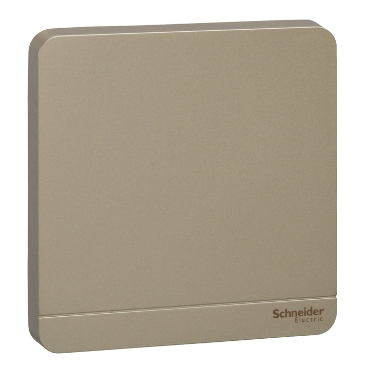 Schneider Electric AvatarOn Blank Plate 1 Gang – Wine Gold E8330X_WG