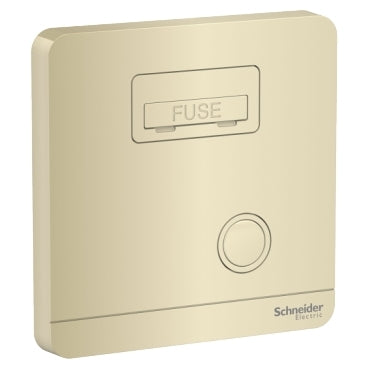 Schneider Electric AvatarOn, fuse connection, 13A, 250V, Dark Wood E8330FSG_WG