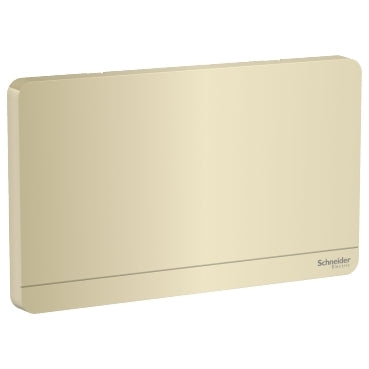 Schneider Electric AvatarOn, 2G Blank Plate, Wine gold E8330TX_WG