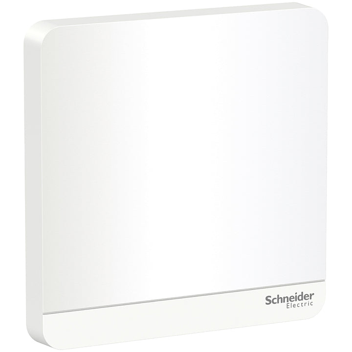 Schneider Electric AvatarOn 1 Gang Blank Plate, White, E8330X_WE