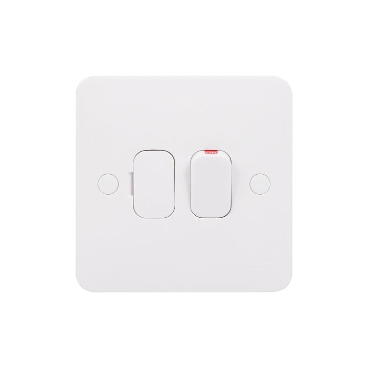 Schneider Electric Lisse - Fuse connection unit - Flex Outlet - 1 gang - 13 A - white moulded - GGBL5013S