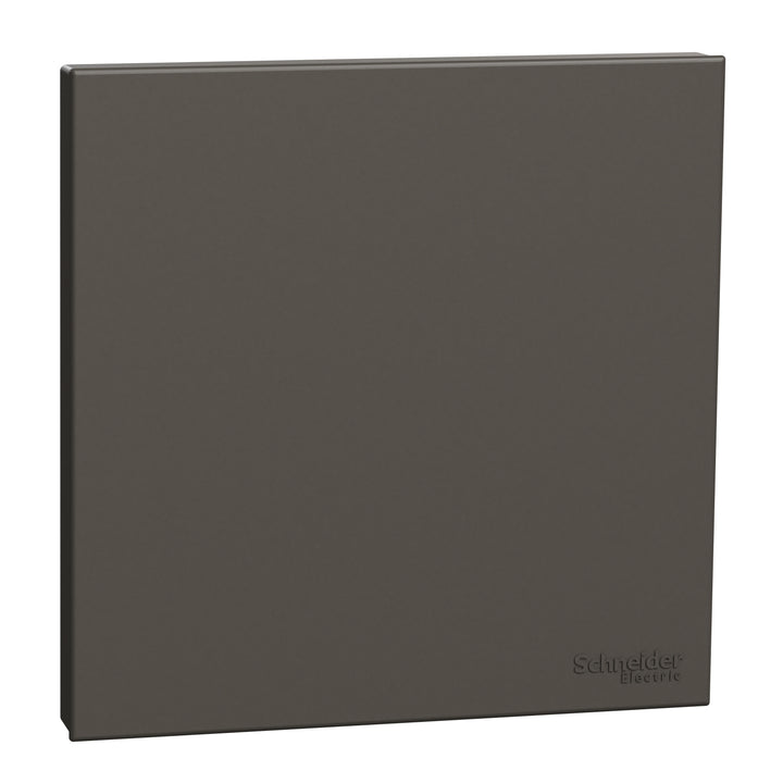 Schneider Electric Blank Plate, AvatarOn C, 1 gang, dark grey - E8730X_DG