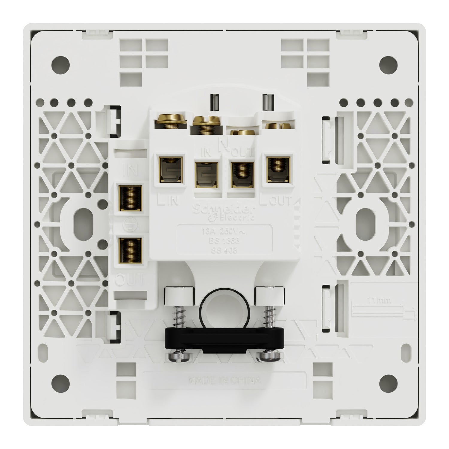 Schneider Electric Vivace E 13A Fused Connection Unit with LED ...