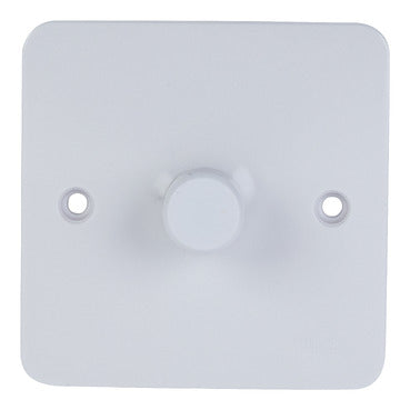 Schneider Electric Lisse Universal LED Dimmer Switch, 1 Gang 2-Way, 100W, White Matt – GGBL6012LMS