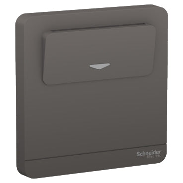 Schneider Electric AvatarOn, card switch, 16 A, 250 V, Dark Grey E8331EKT_DG