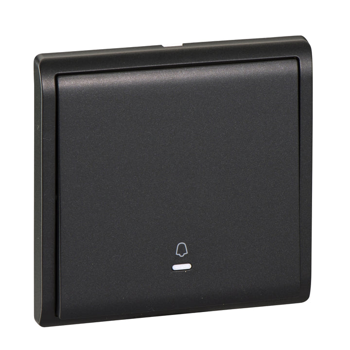 Schneider Electric 1Gang Blank Plate,Matt Black - E8230X_MB_G1