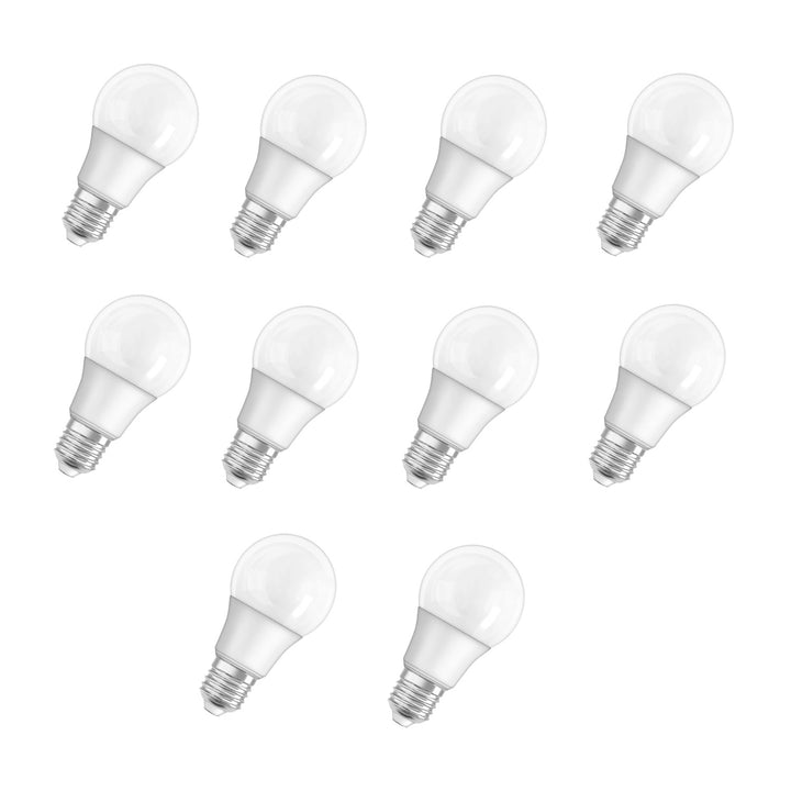 Osram LED 7W Classic A Warm White 3000K Bulb E27 Base, 500 Lumens  (Single Piece / Pack of 10)