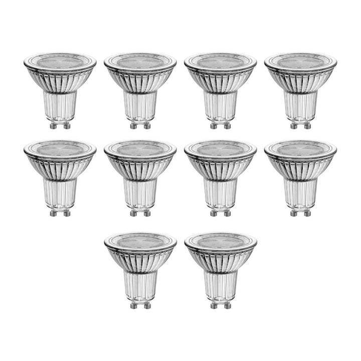 Ledvance LED PAR16 7.5W 6500K Daylight GU10 Dimmable Spotlight 36° Beam 80W Halogen Replacement Long Life- Pack of 10
