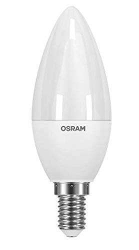 Osram Classic B Frosted Candle Lamp Energy-Saving LED Bulb 5.5W E14 2700K Warm White