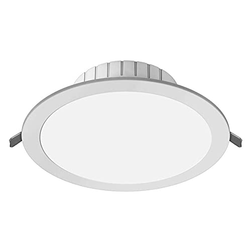 Ledvance Ceiling Panel Light Slim 6 Inch Round Downlight- White Frame (10.5 W)