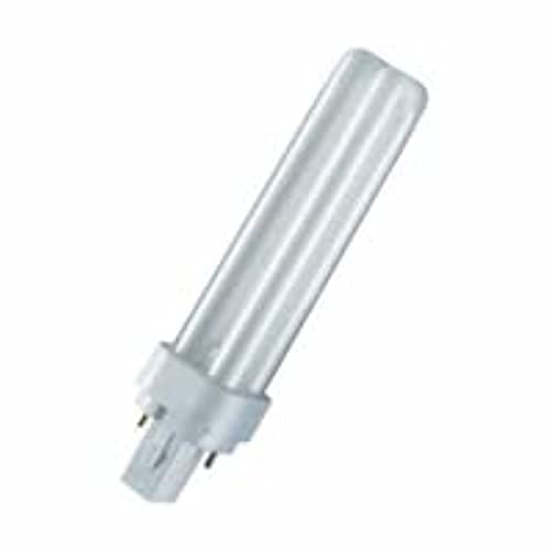 Osram Dulux D 18W 2-Pin Bulb Compact Fluorescent Lamp CFI, G24D Energy Saver - Warm White / Cool White / Day Light