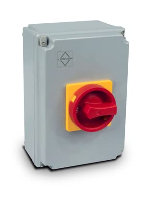 Lewden Die Cast Aluminium Isolator Switch, Glow Wire Resistance, 960 Degrees, Range, Pad Lockable, Comes With Modular Options