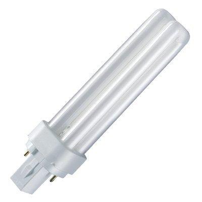 Osram Dulux D 26W 827 Compact Fluorescent Light Bulb Extra Warm White Colour G24D3