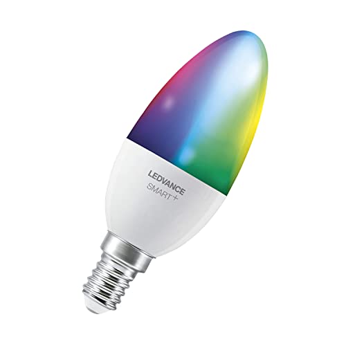 Ledvance Smart LED lamp With Wi-Fi Technology, E14, Smart+ Wi-Fi Candle Multicolour, 1-Pack