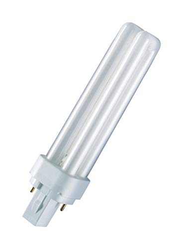 Osram Dulux D 10W 840 G24D1 2Pin Compact Fluorescent Light Bulb White