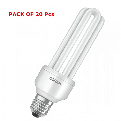 Osram Duluxstar Energy Saving Compact Fluorescent Lamp E27 Stick Shape Bulb 20W Warm White/ Day Light