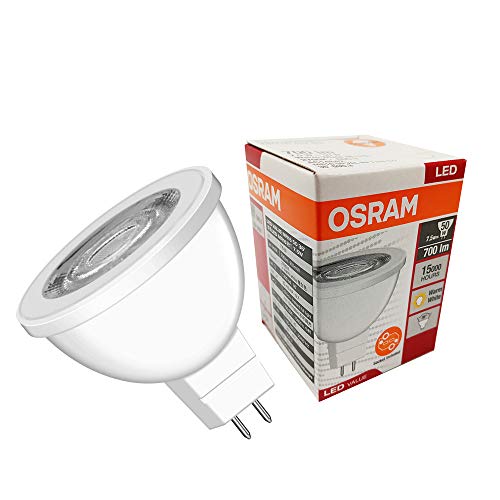 Osram LED Value Mr16 50/36 7.5W/240V Light, 700Lm, Warm White